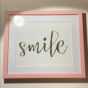Hobby lobby ‘smile’ wall decor